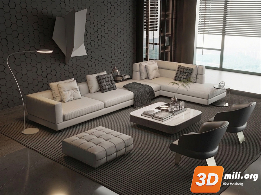 Sofa Minotti Skp Files 